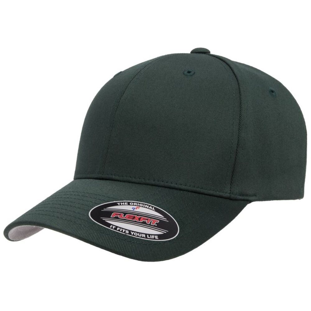 Flexfit Childrens/Kids Wooly Combed Cap / Spruce Green